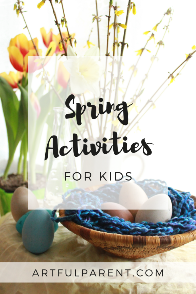 spring activities pin